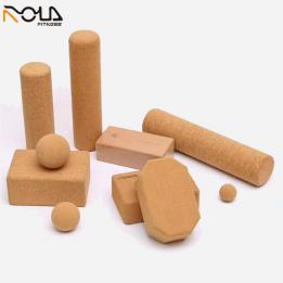 Natural Cork Massage Ball Foam Roller