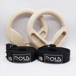 Multipurpose Wood Gymnastic Rings Finger Rock Climbing