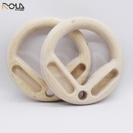 32mm Wood Gymnastic Rings with Finger Training 
